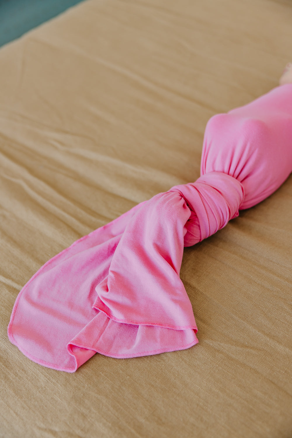 Knit Swaddle Blanket - Flamingo