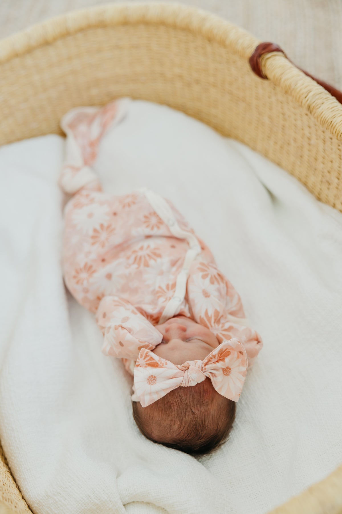Newborn Knotted Gown - Penny