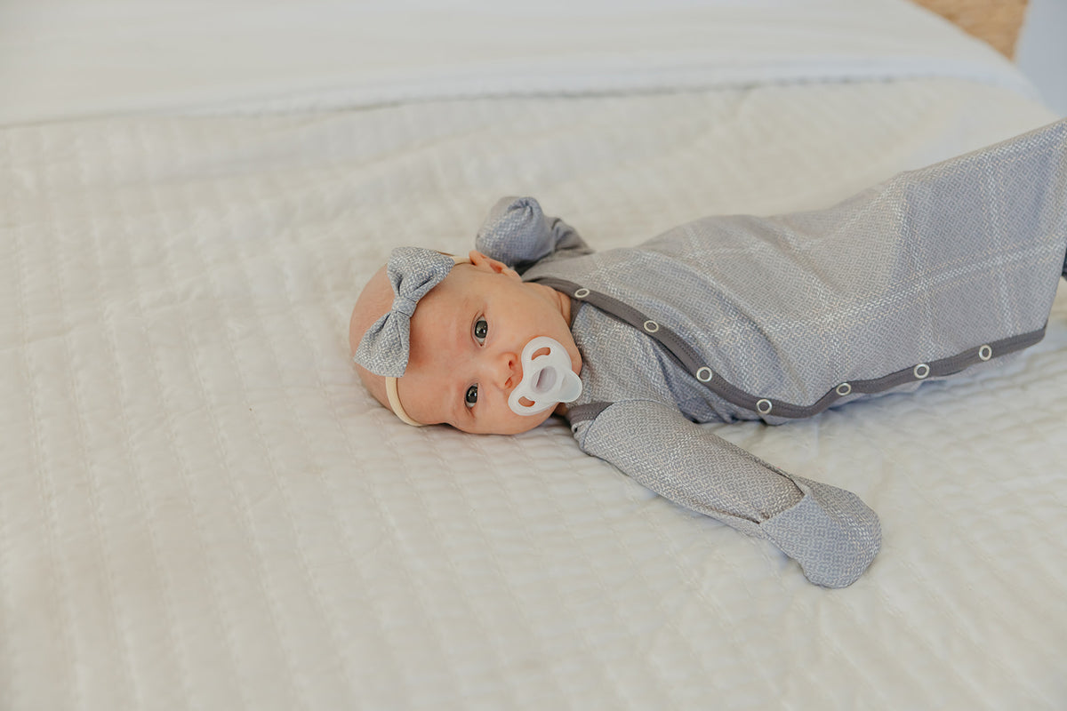 Newborn Knotted Gown - Dakota
