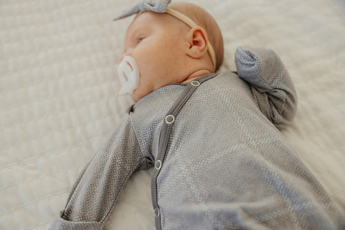 Newborn Knotted Gown - Dakota