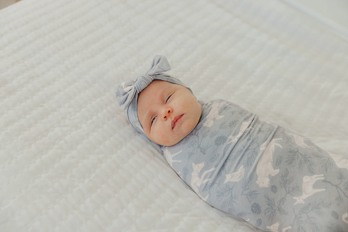Knit Swaddle Blanket - Timber