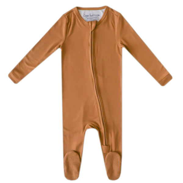 Knit Swaddle Blanket Camel Copper Pearl