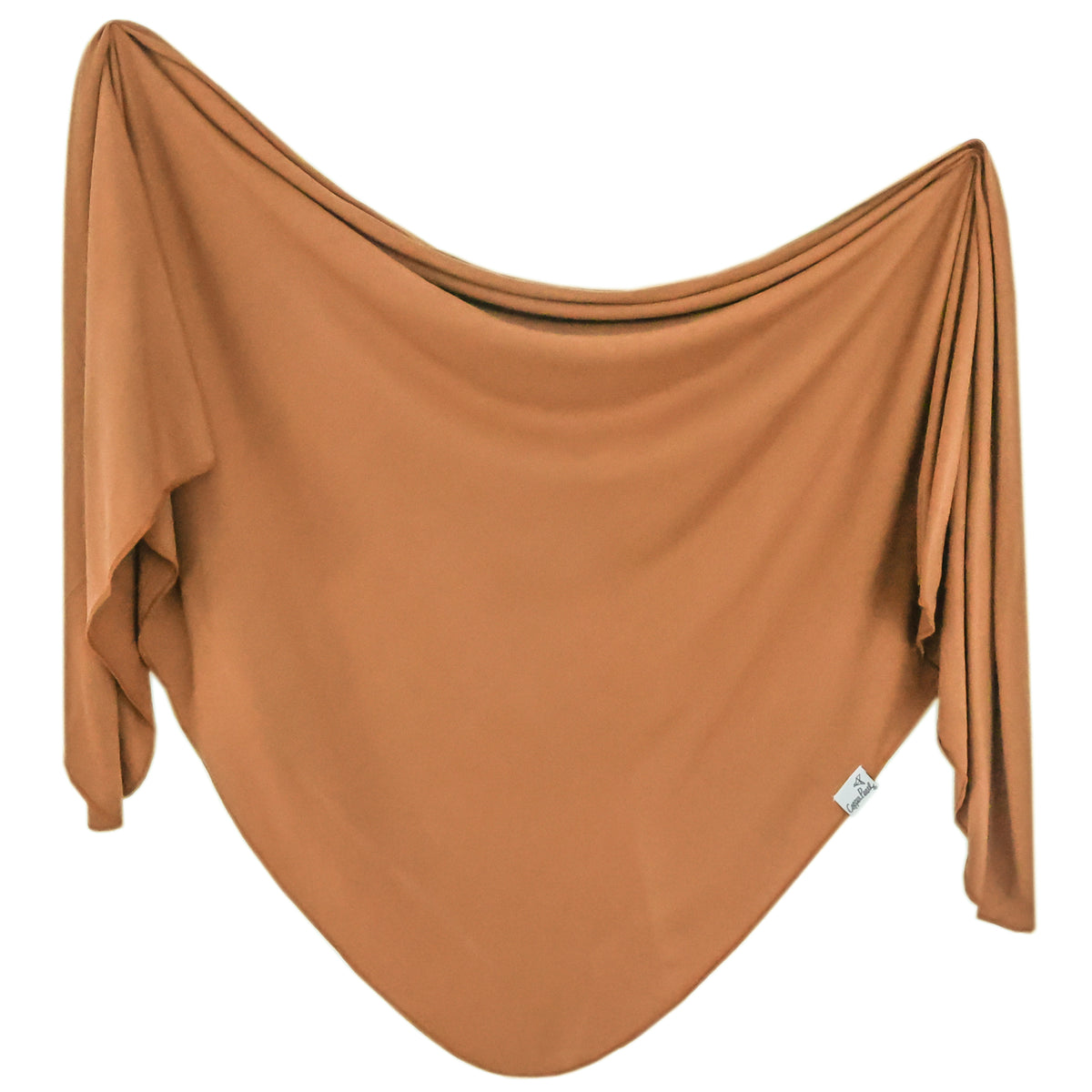 Knit Swaddle Blanket - Camel