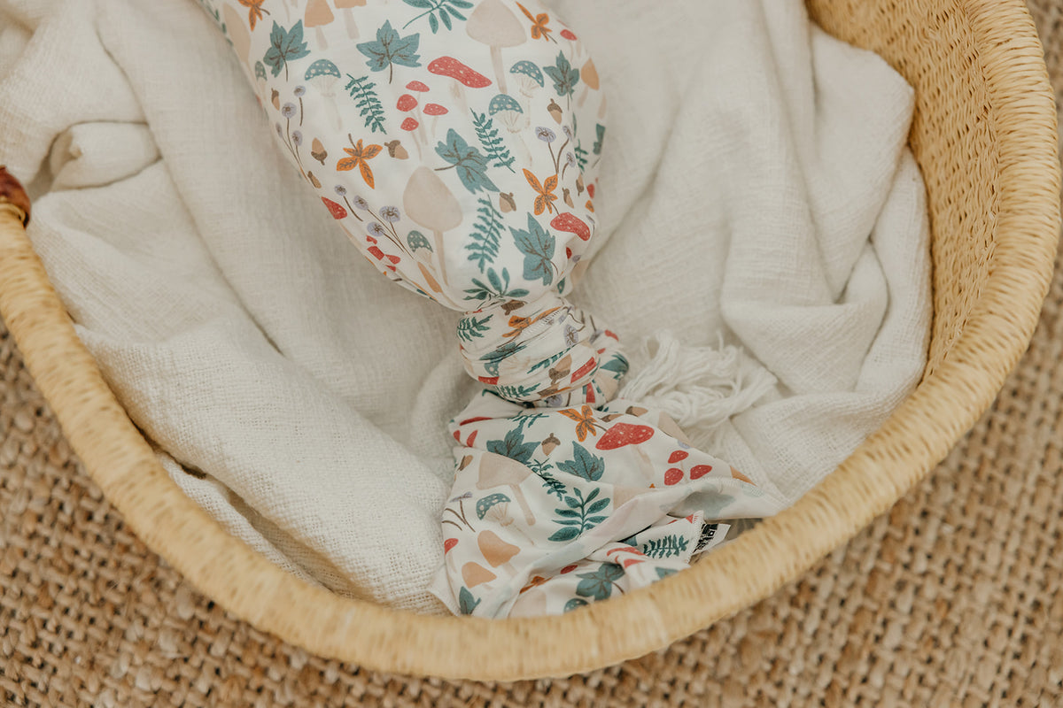 Knit Swaddle Blanket - Ivy