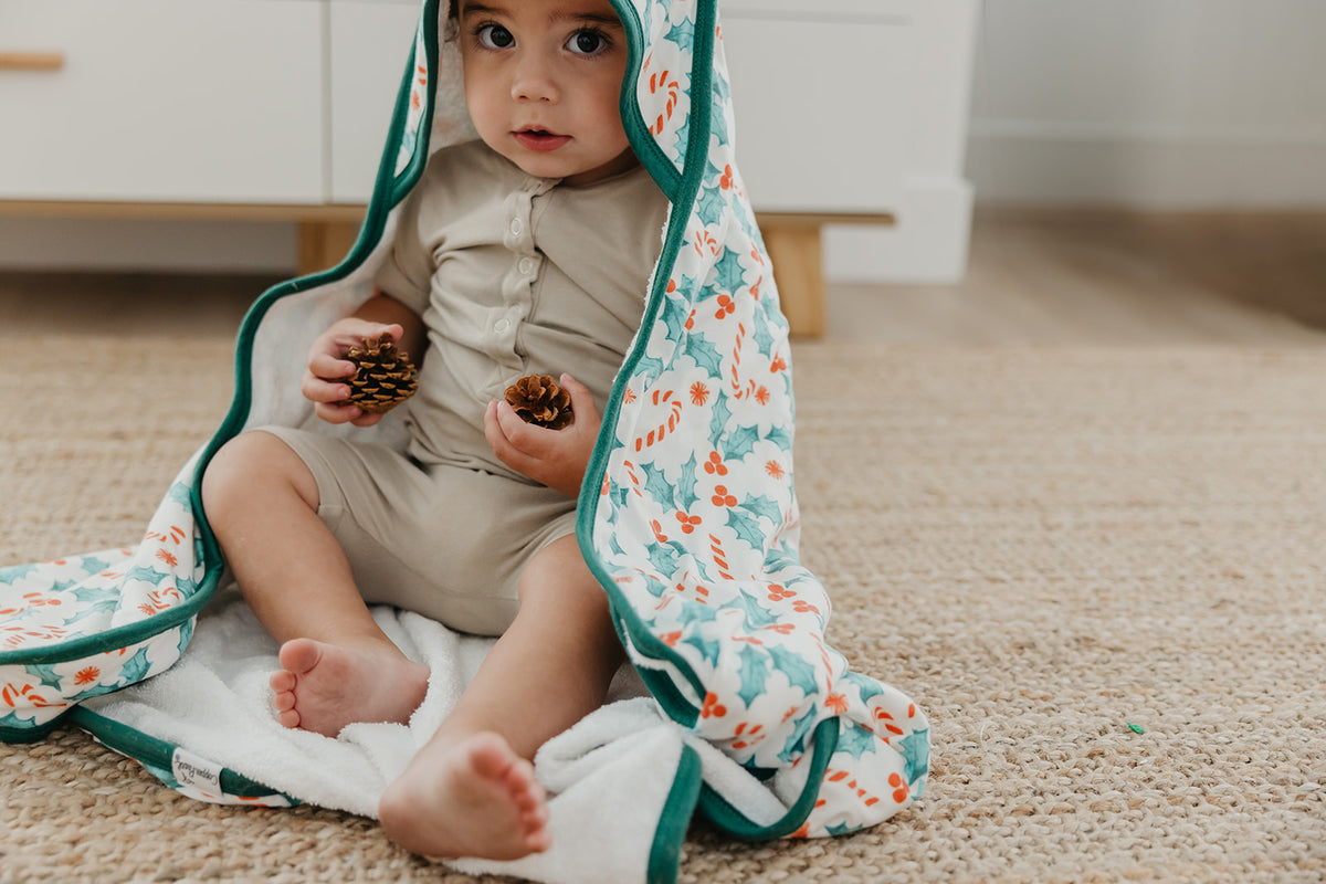 Copper Pearl Premium Knit Hooded Towel - Coral main image 1