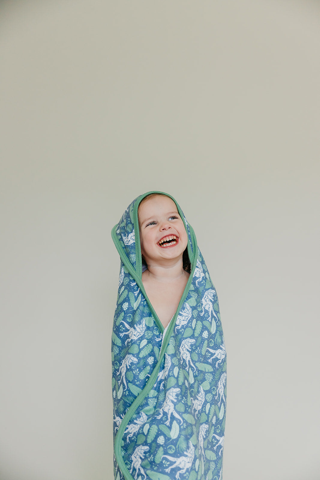 Premium Baby Knit Hooded Towel - Jurassic Park