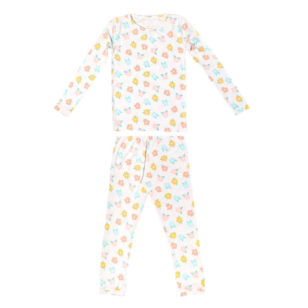 2pc Long Sleeve Pajama Set - Daisy