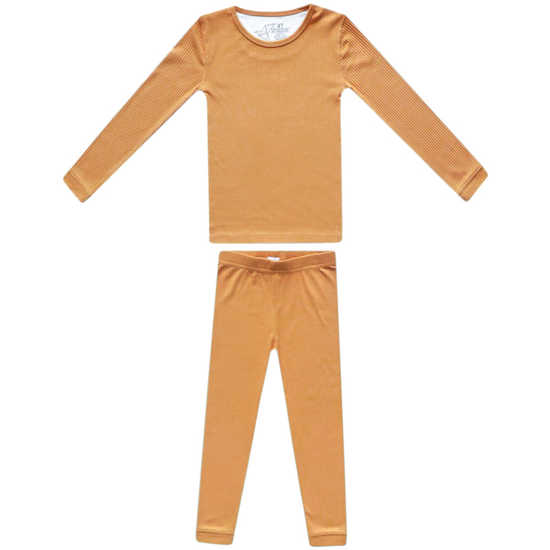 2pc Rib Knit Long Sleeve Pajama Set - Dolce