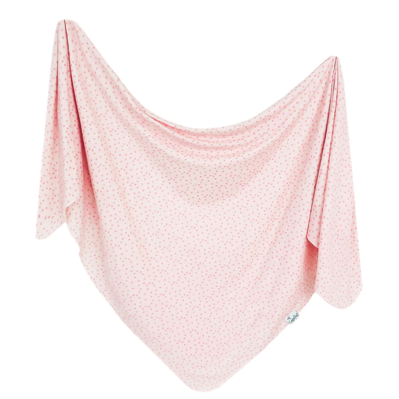 Knit Swaddle Blanket - Dottie