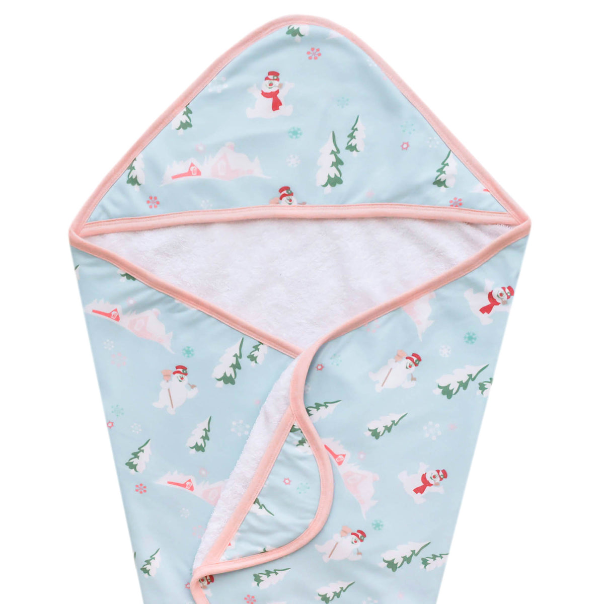 Premium Knit Hooded Towel Frosty the Snowman™ Copper Pearl