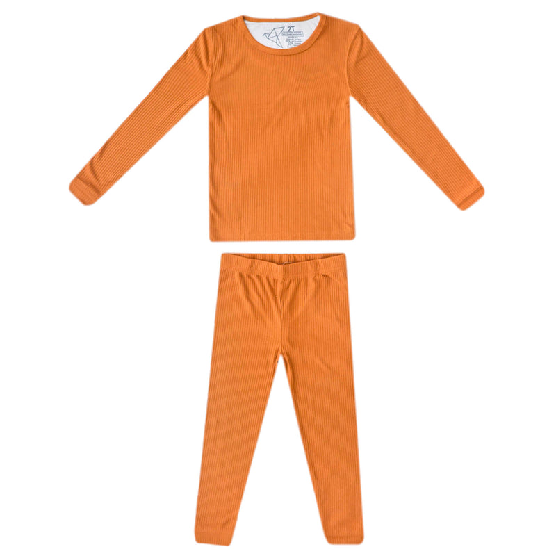 2pc Long Sleeve Pajama Set - Ginger