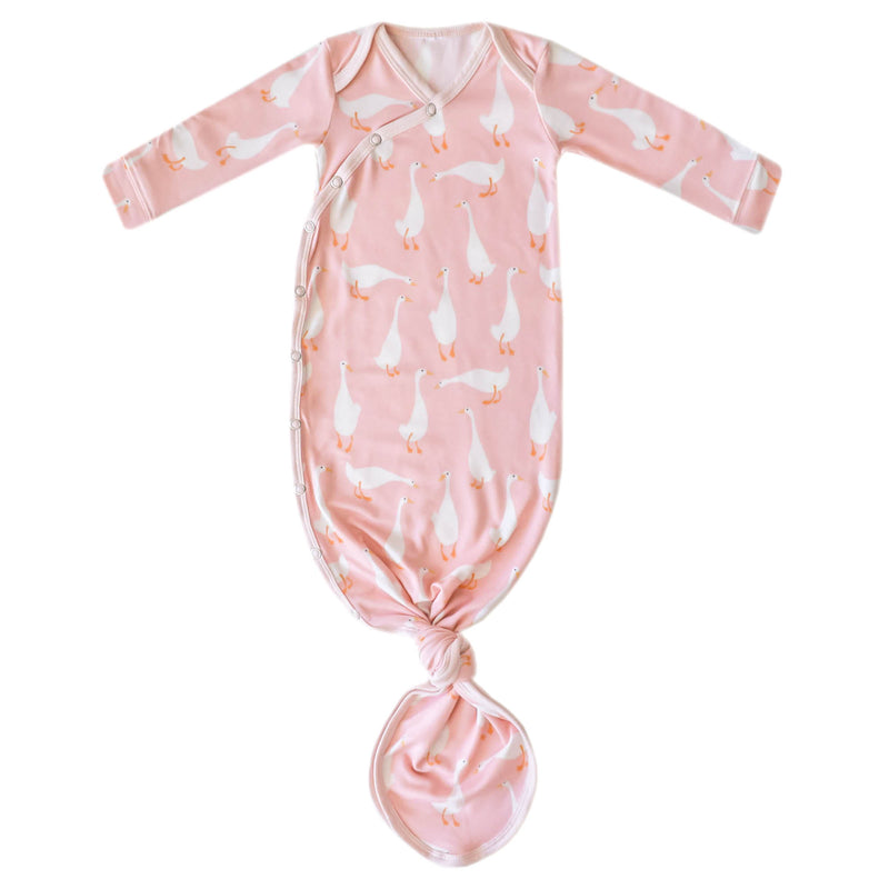 Newborn Knotted Gown - Goosie
