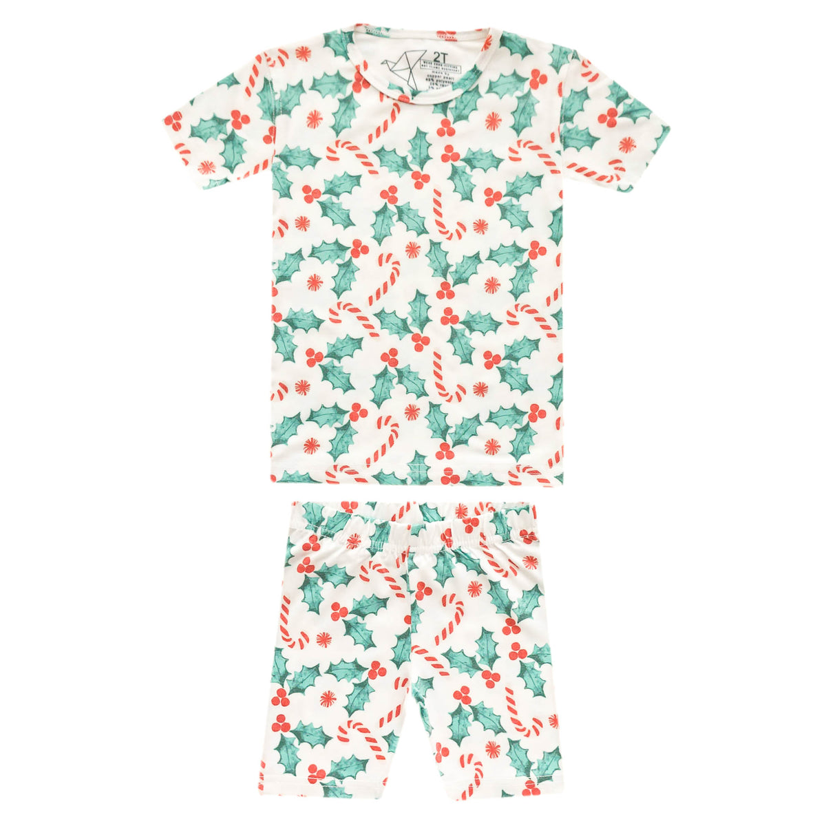 2pc Short Sleeve Pajama Set - Holly