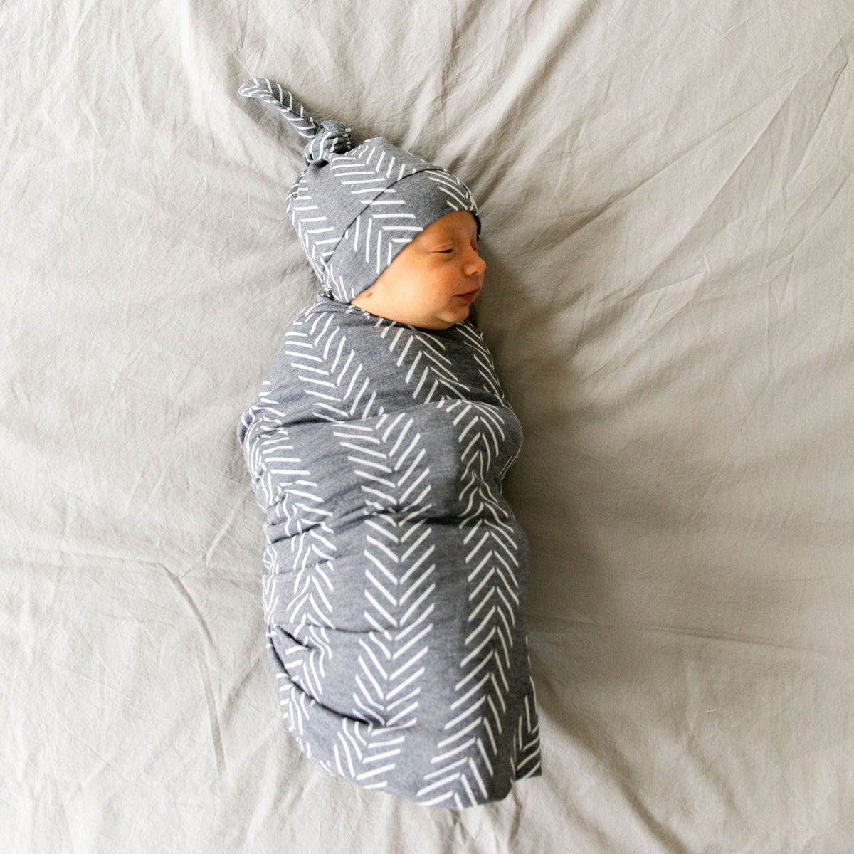 Knit Swaddle Blanket Canyon Copper Pearl 