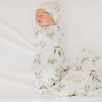 Knit Swaddle Blanket- Haven main image 1