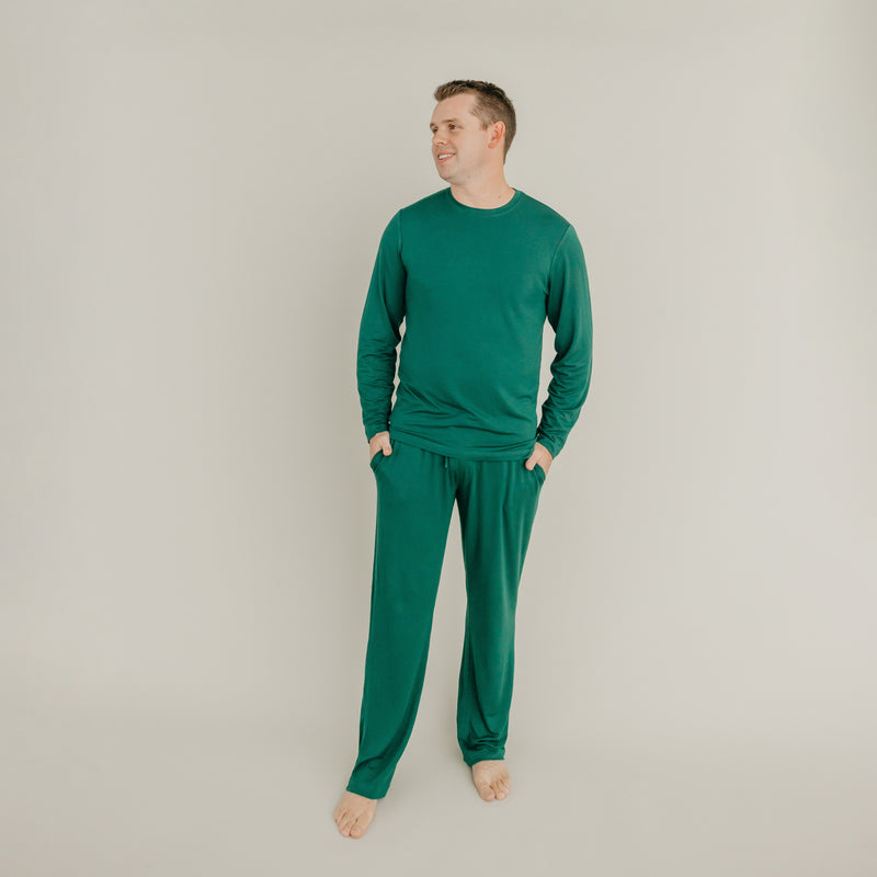 Men's Long Sleeve Pajama Set- Balsam