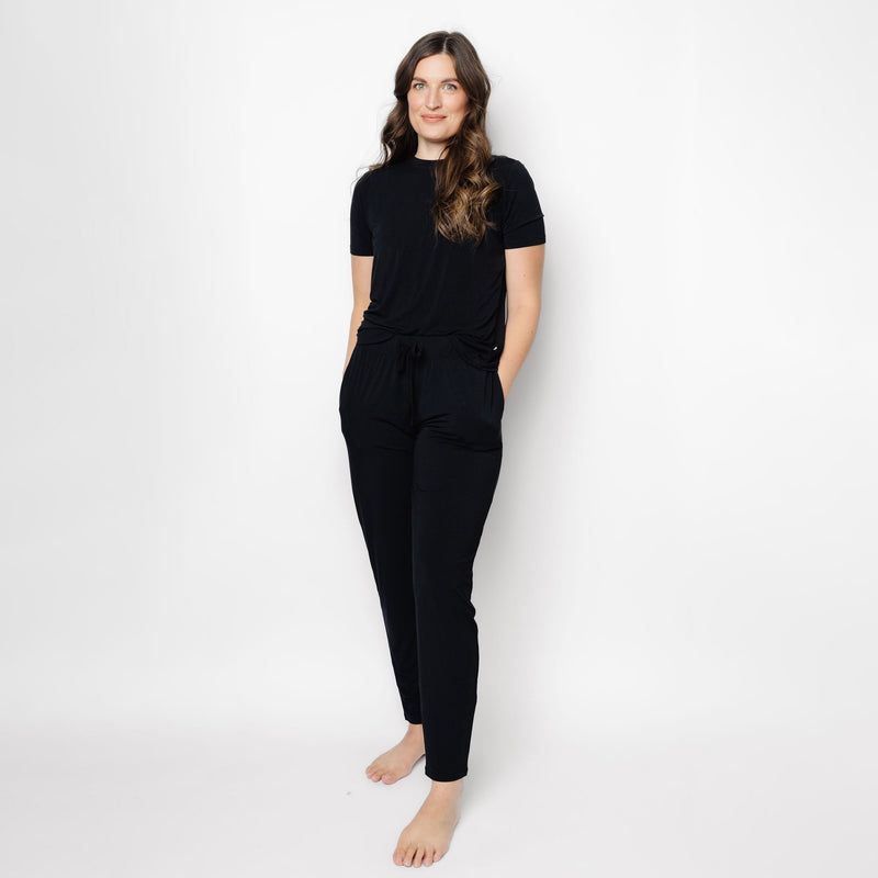 Women's Fitted Pajama Set - Midnight