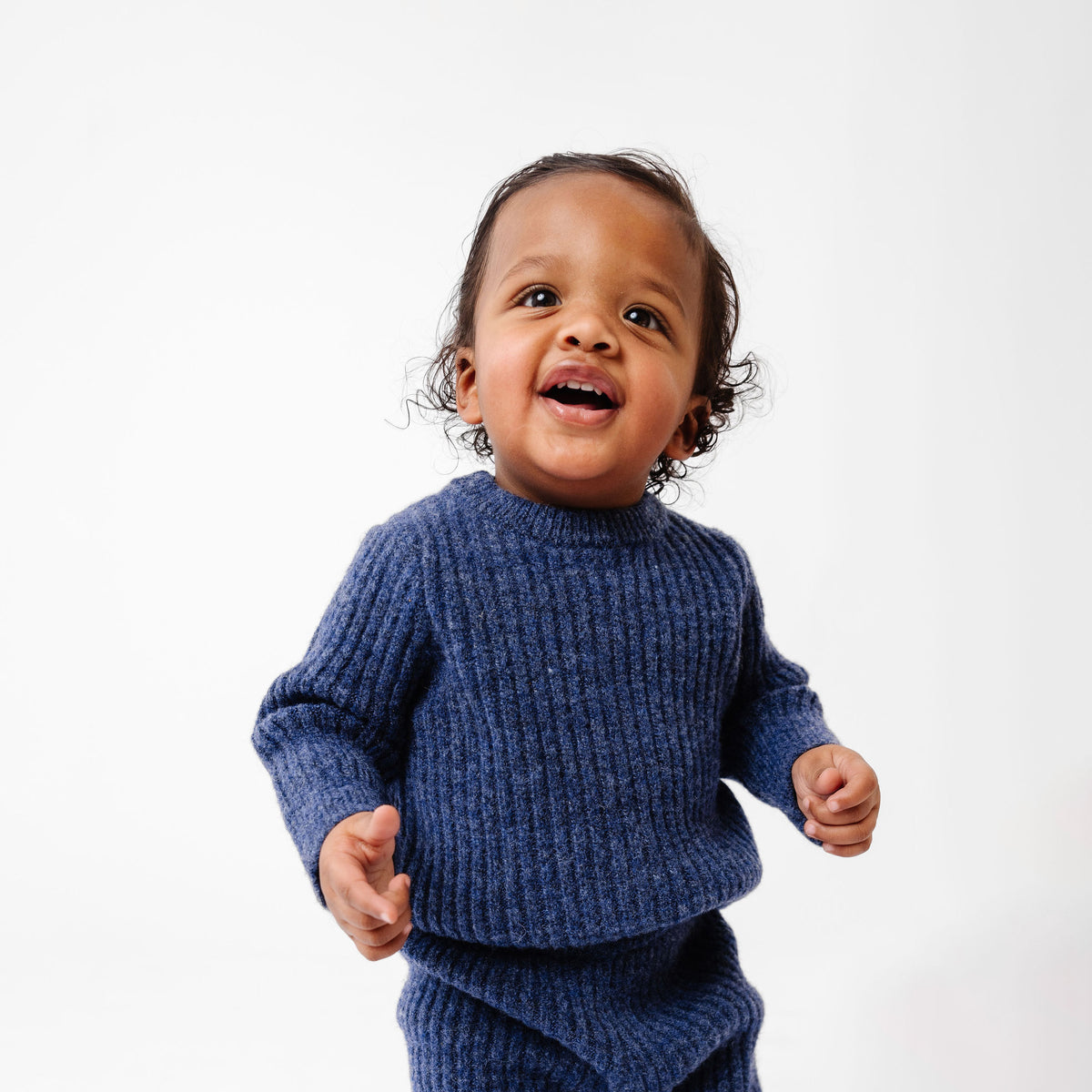 Sweater Crew Navy Copper Pearl