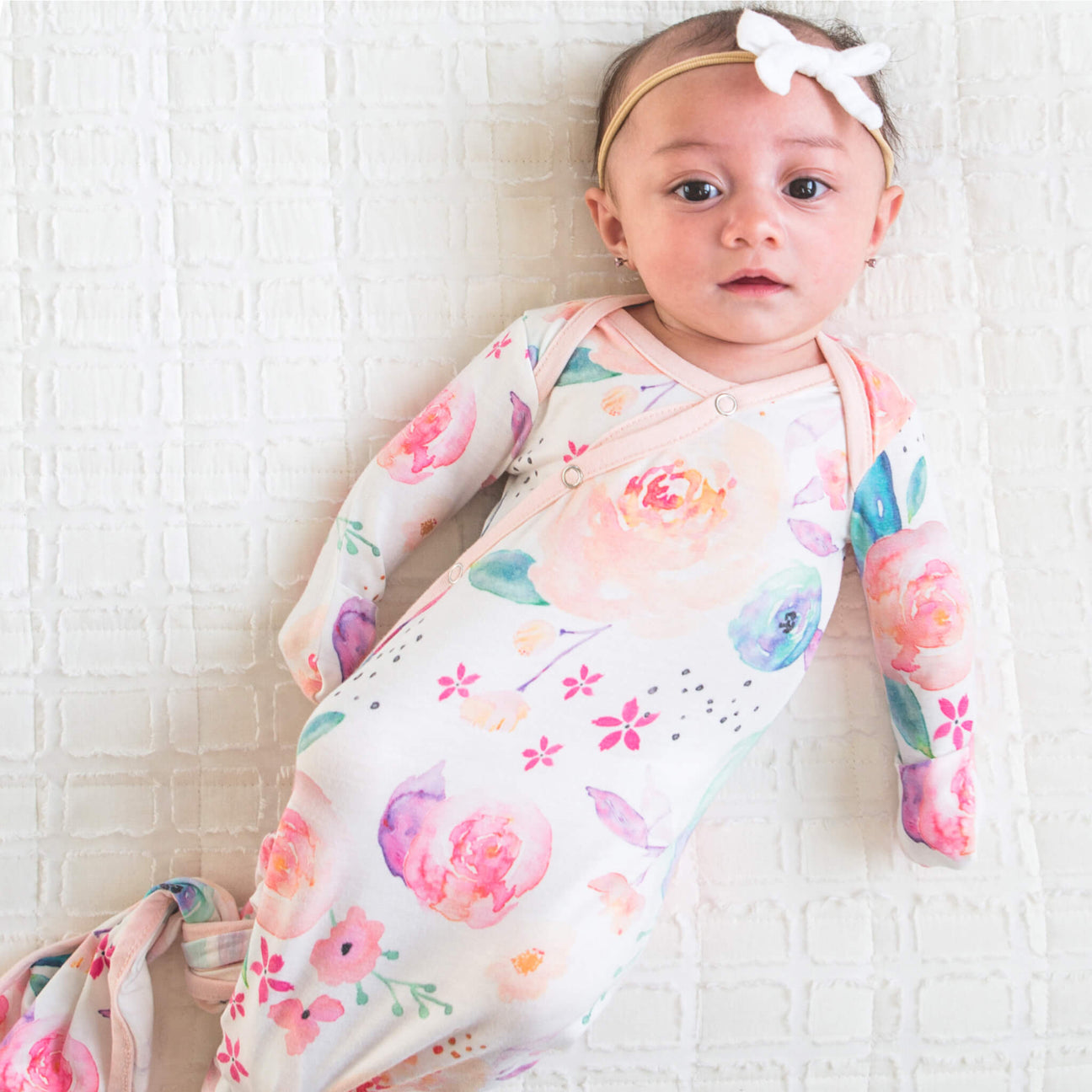 Knotted Newborn Gown main image 0