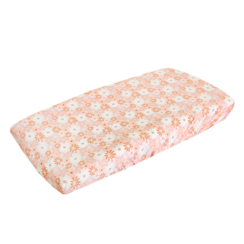 Premium Knit Diaper Changing Pad Cover - Penny