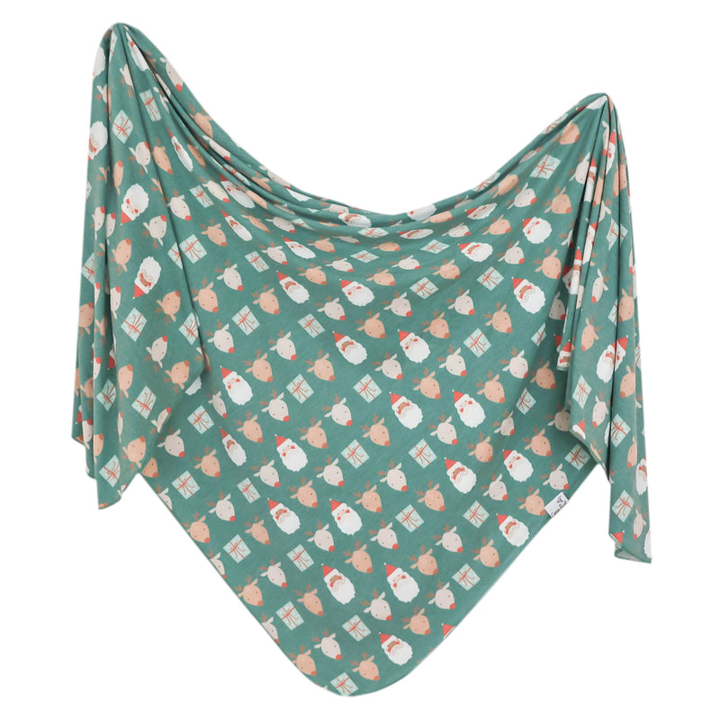 Knit Swaddle Blanket - Prancer