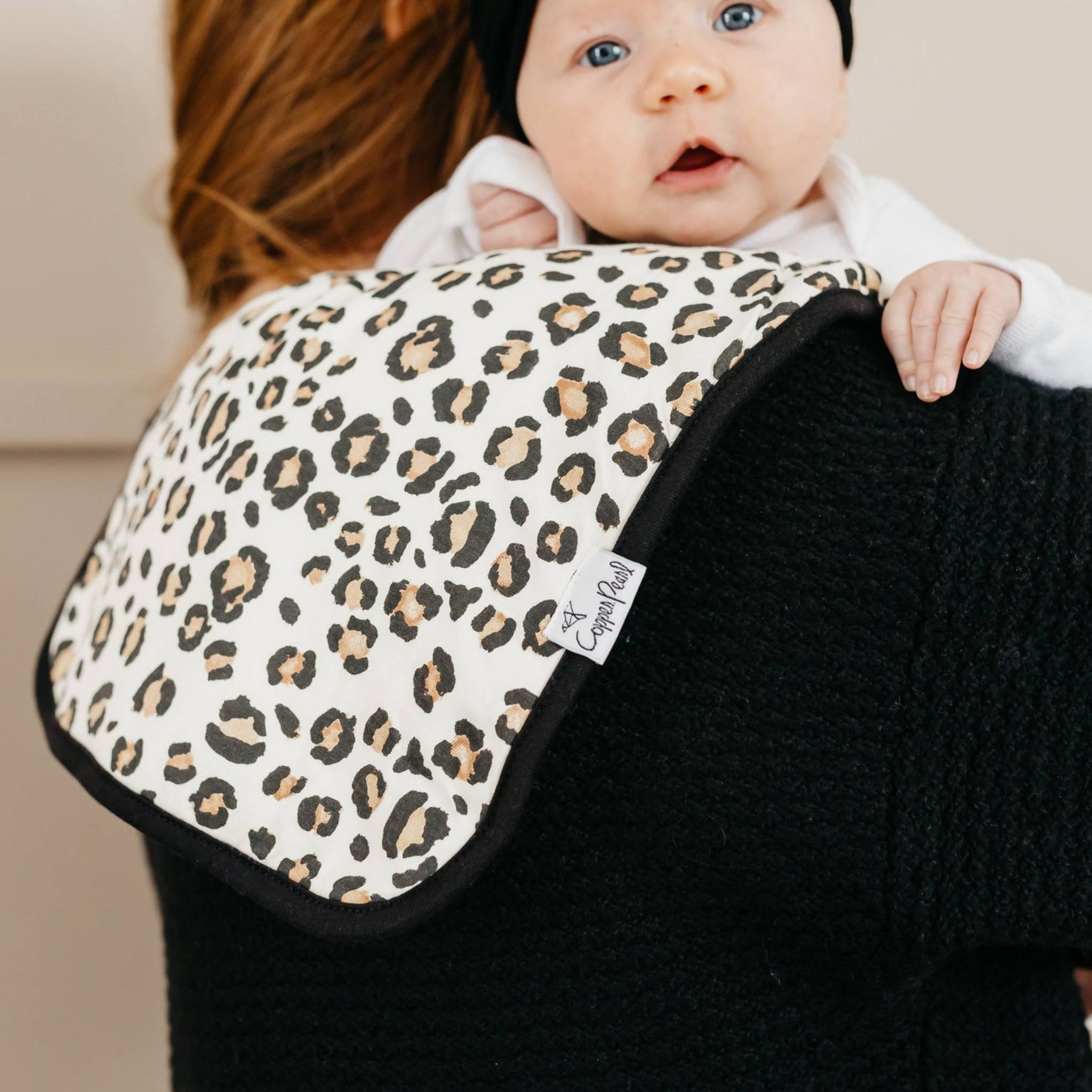 3 Pack Premium Burp Cloths - Gemma In Tan