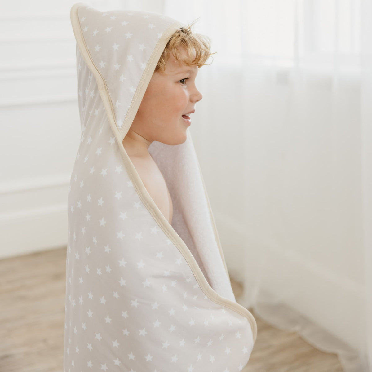 Copper Pearl Premium Baby Knit Hooded Towel-Cove main image 1
