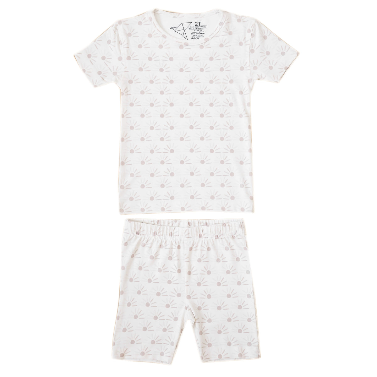 2pc Short Sleeve Pajama Set - Shine