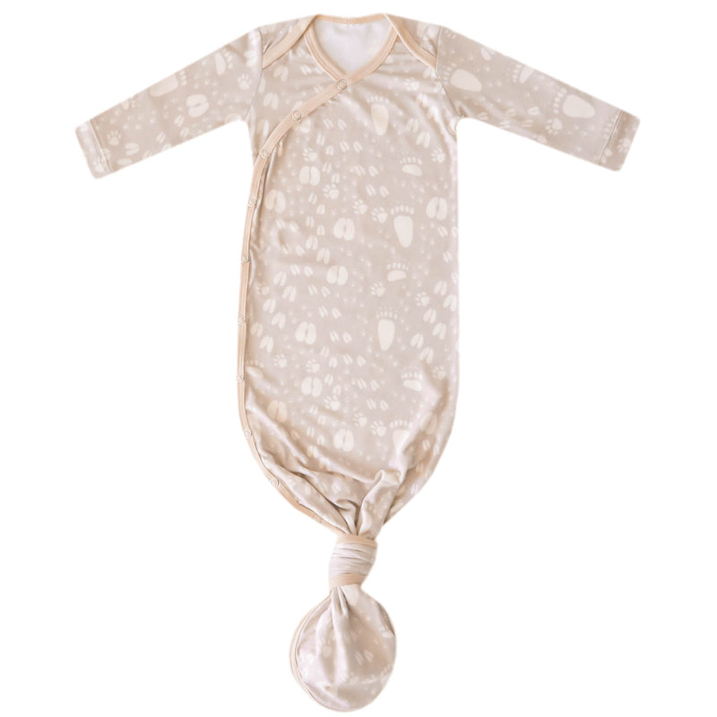 Newborn Knotted Gown - Tracker