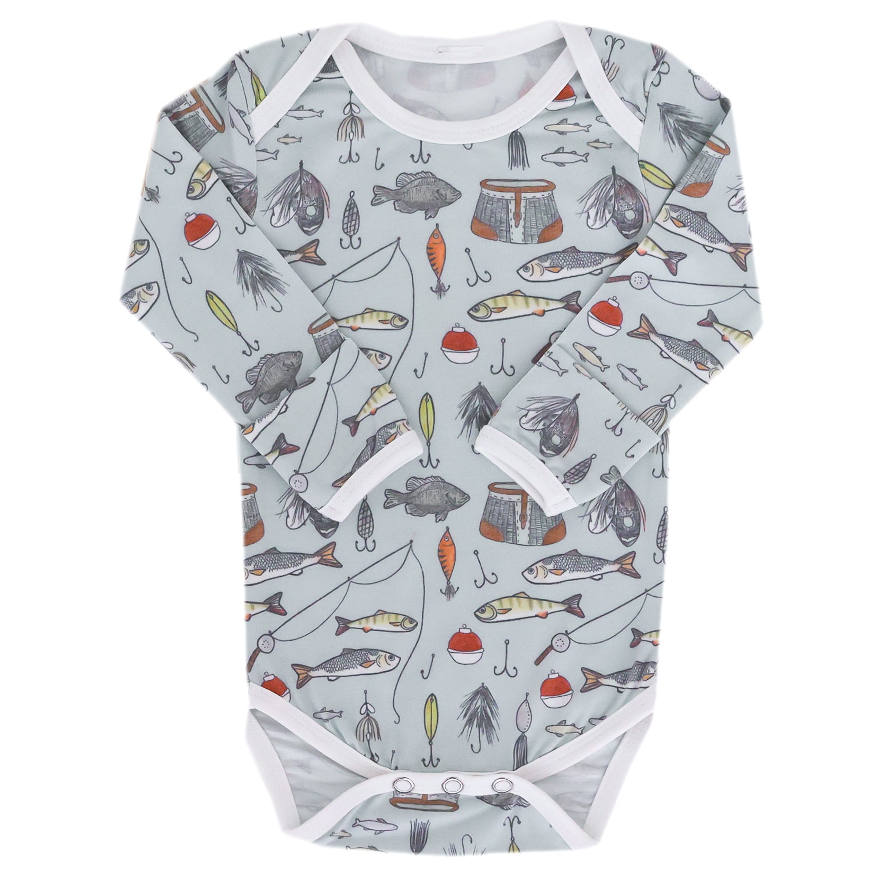 Knit Swaddle Blanket Trout Copper Pearl