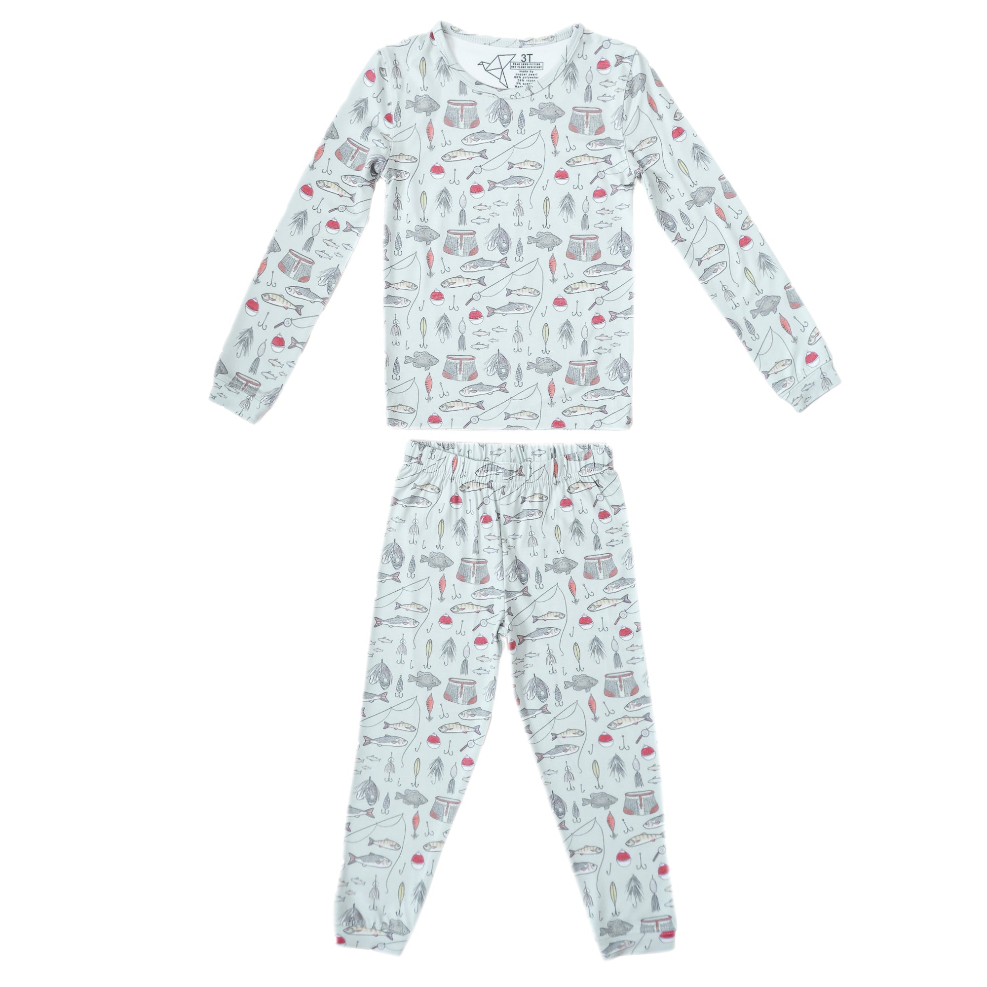 2pc Long Sleeve Pajama Set - Trout