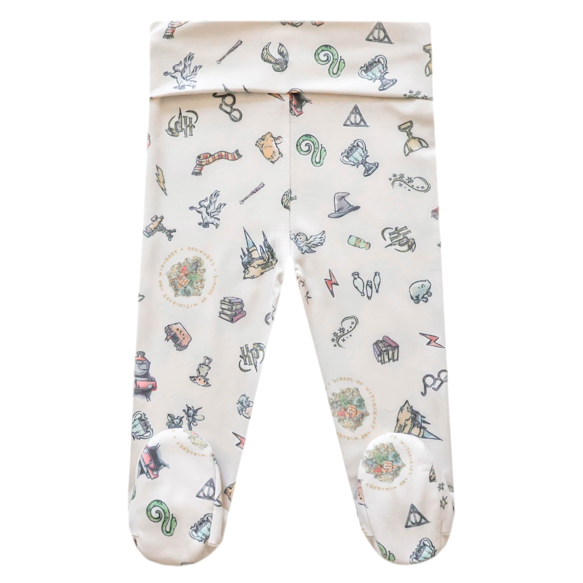 Footed Baby Pants - Wizardry