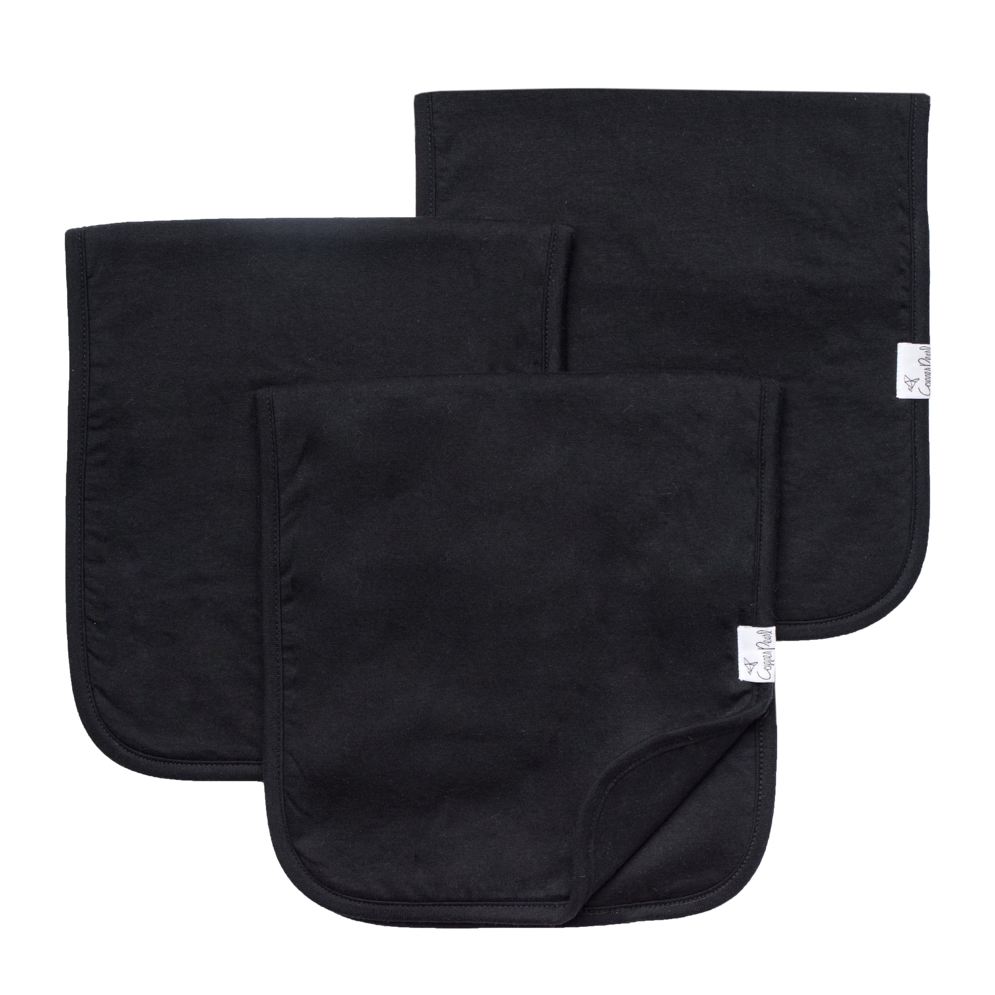 Premium Burp Cloths - Black Basics