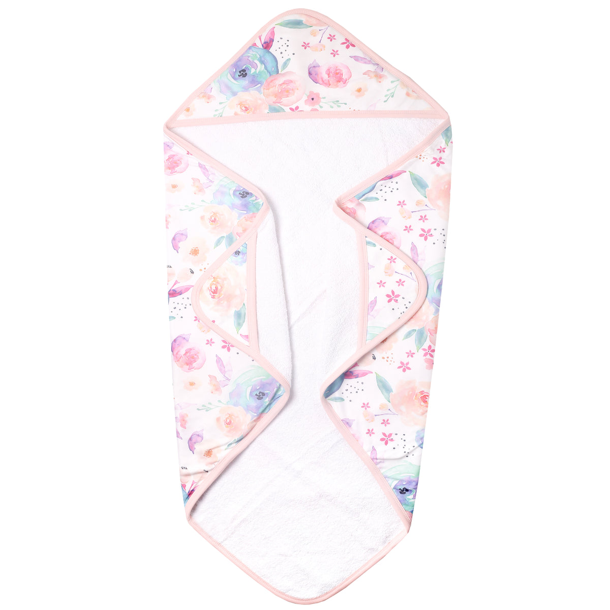 Premium Knit Hooded Towel - Bloom