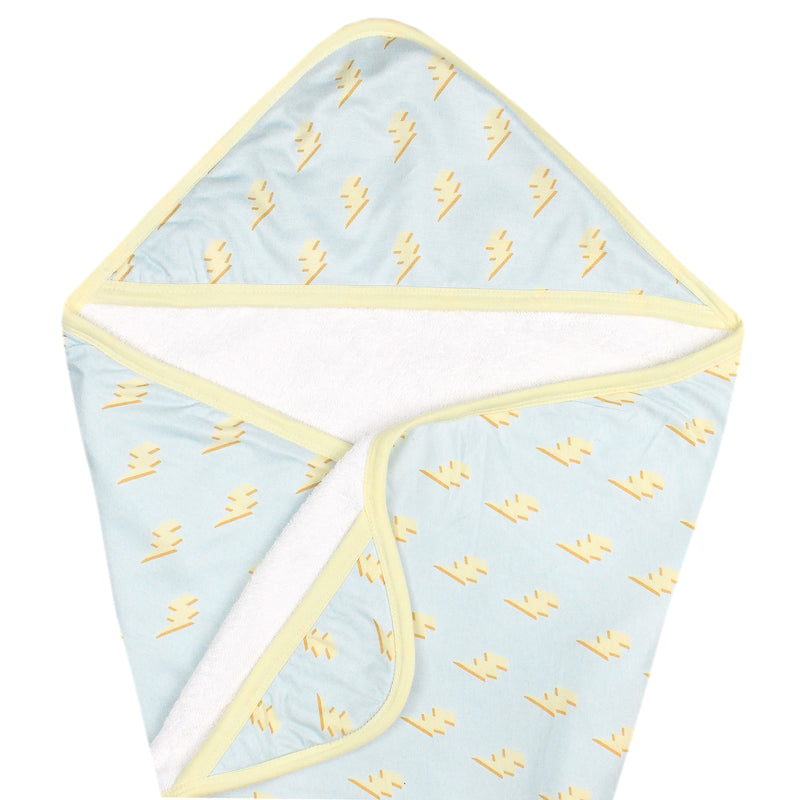 Premium Baby  Knit Hooded Towel - Bolt