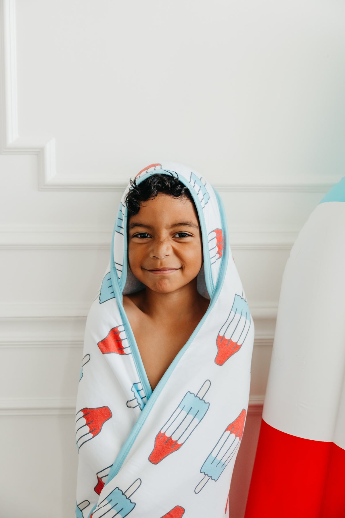 Premium Knit Hooded Towel - Rocket