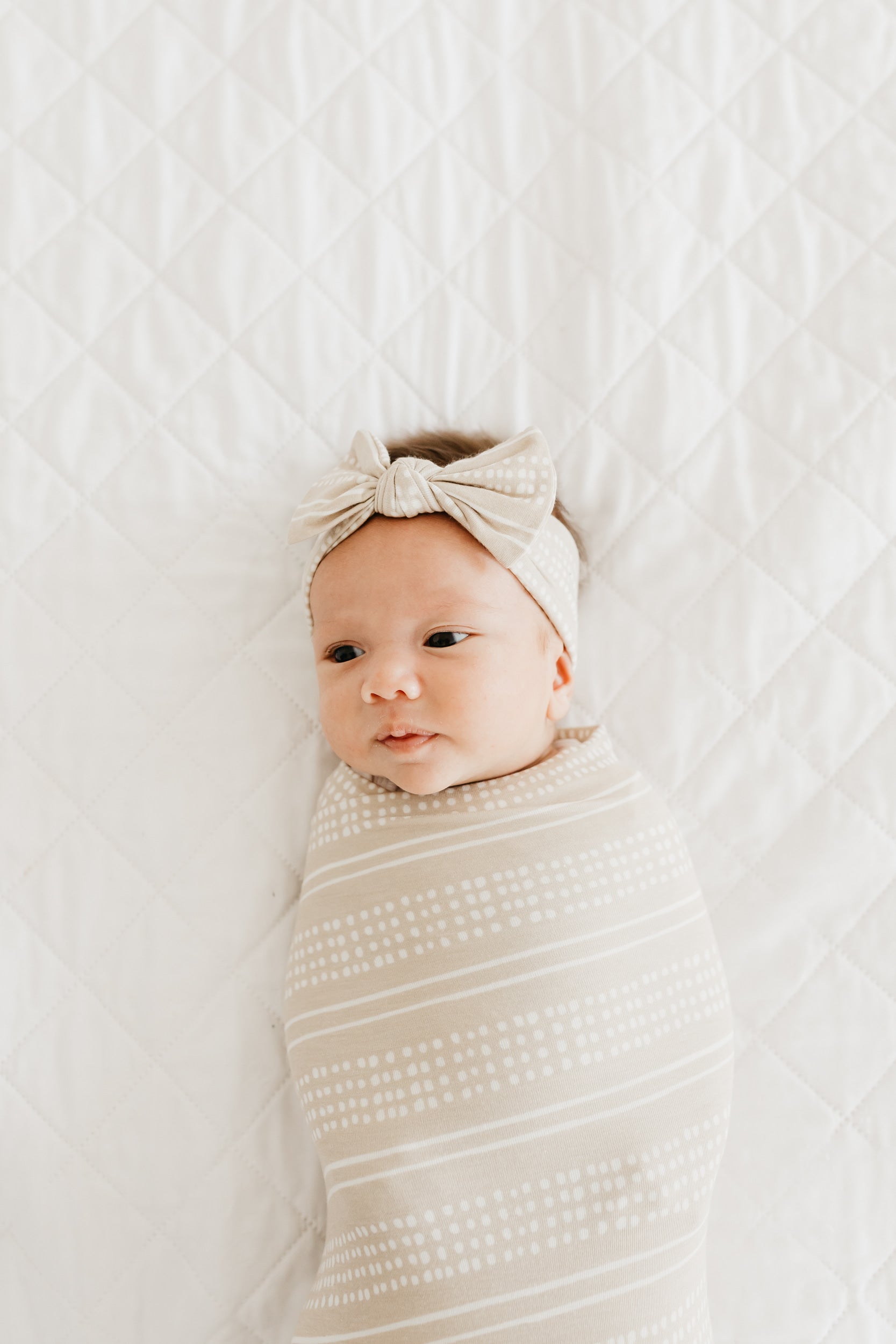 Knit Swaddle Blanket - Clay