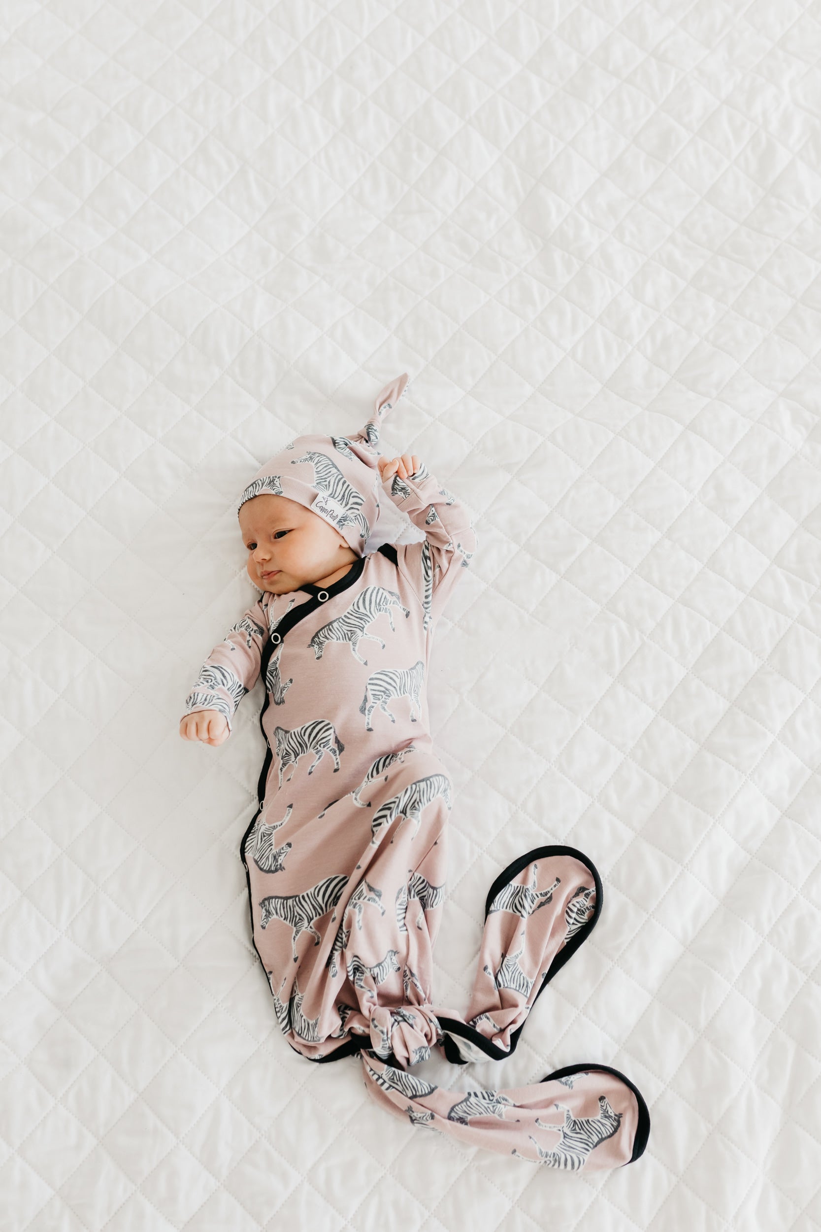 Newborn Knotted Gown - Zella