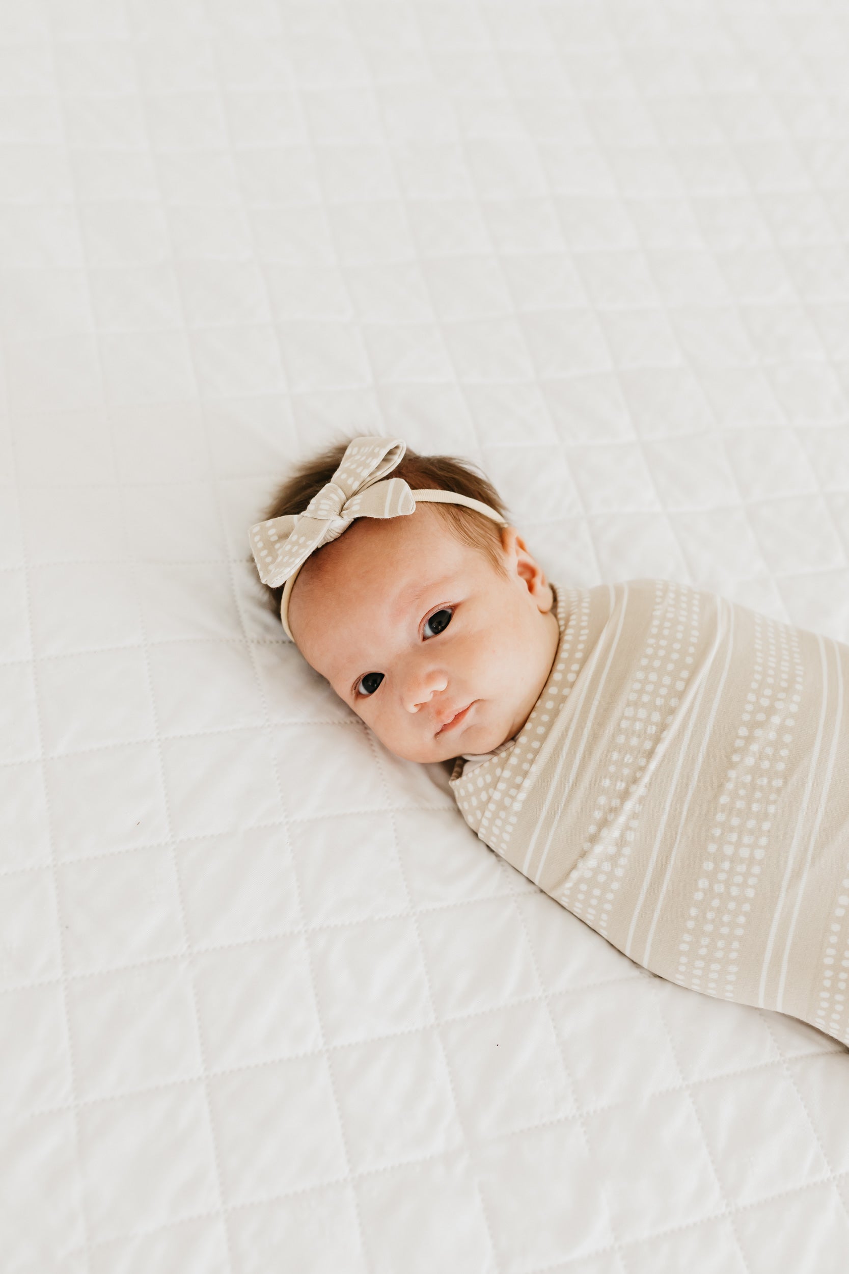 Knit Swaddle Blanket - Clay