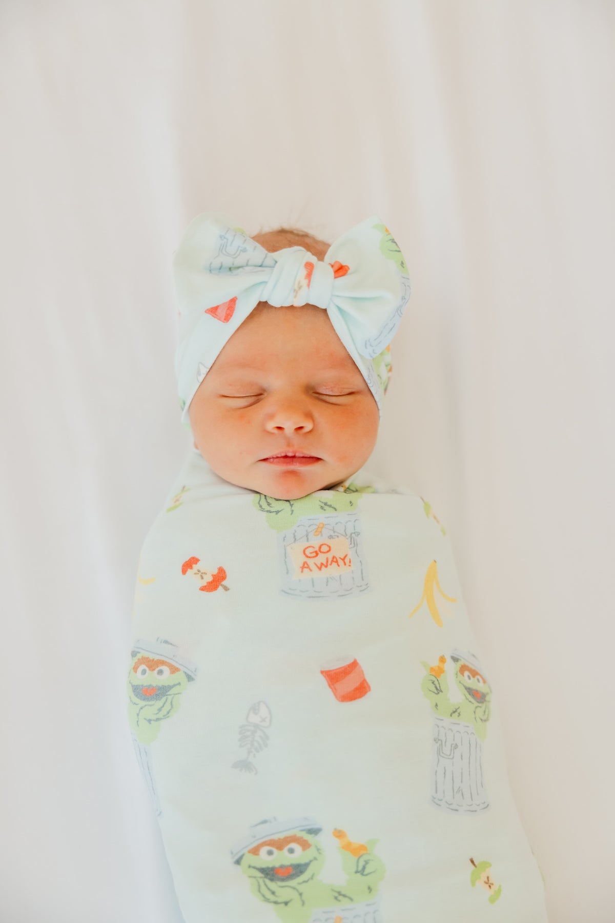 Knit Swaddle Blanket - Oscar the Grouch