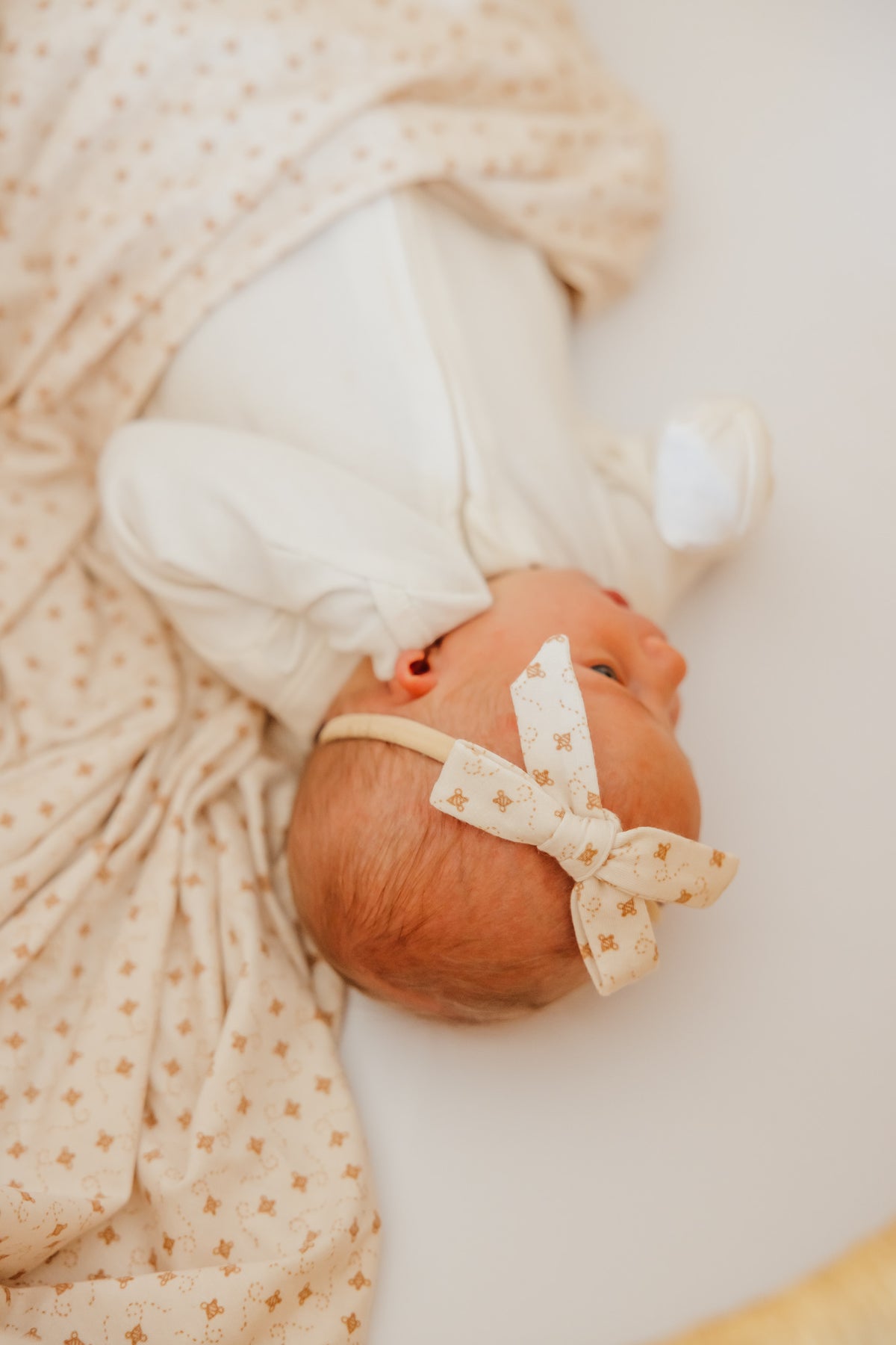 Ribbon Nylon Bow Hunnie Copper Pearl