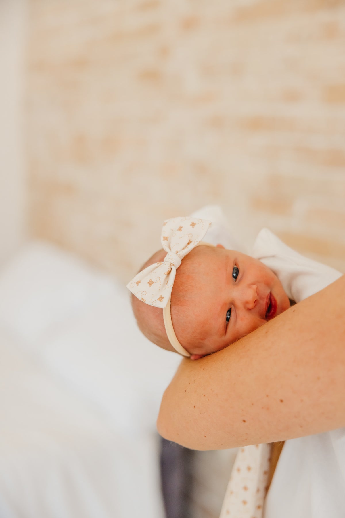 Bowtie Nylon Bow Hunnie Copper Pearl