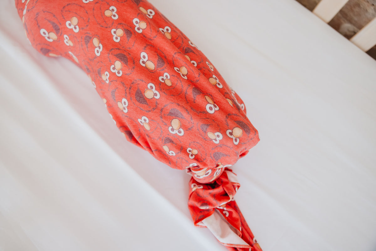 Knit Swaddle Blanket - Elmo
