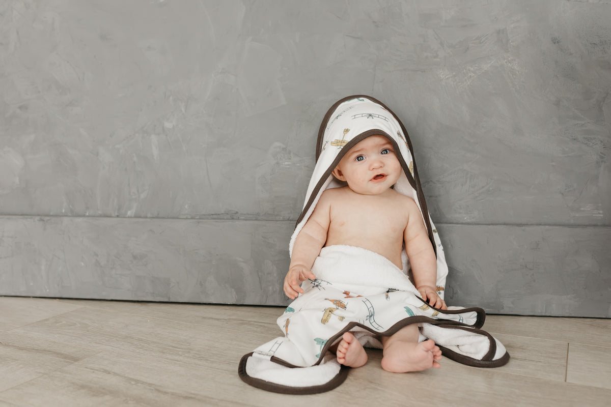 Premium Baby Knit Hooded Towel - Ace