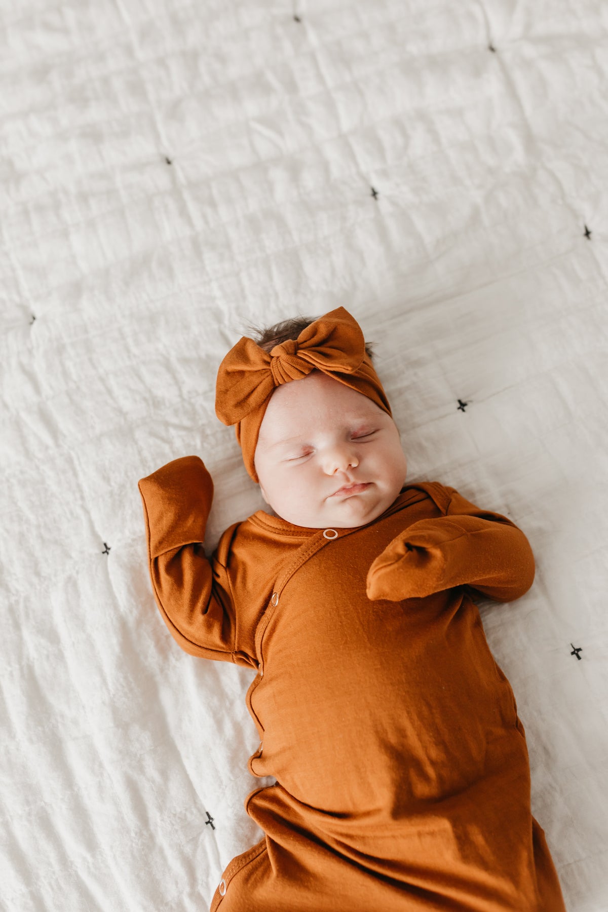 Newborn Knotted Gown - Powell