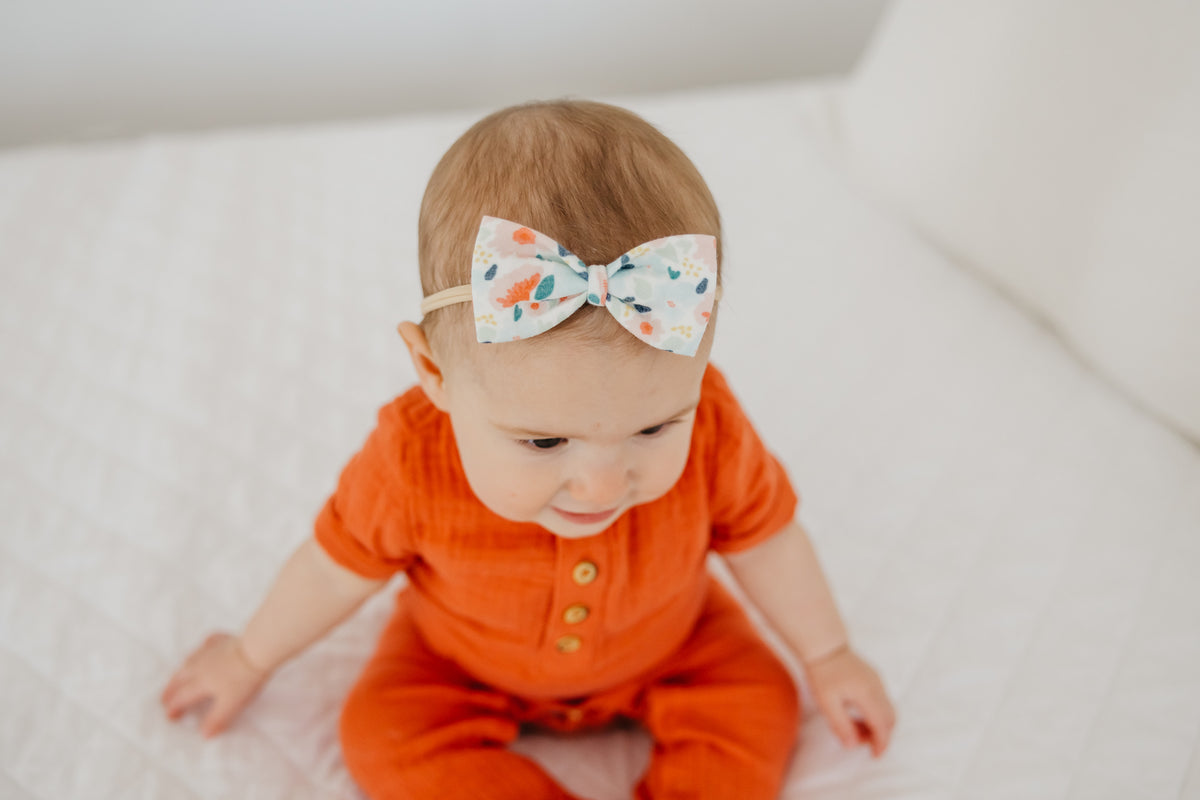 Bowtie Nylon Bow Leilani Copper Pearl