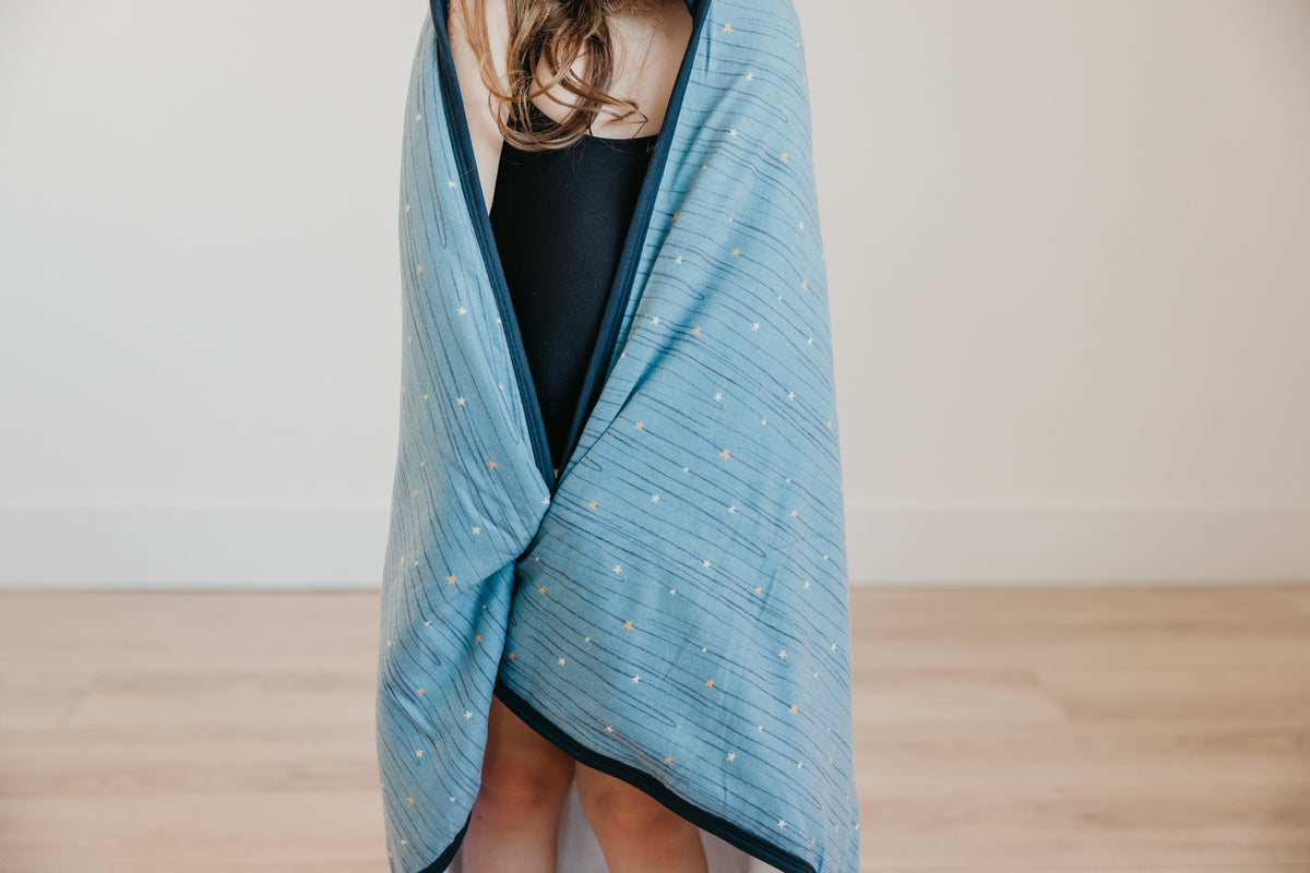 Premium Knit Hooded Towel - Starlight