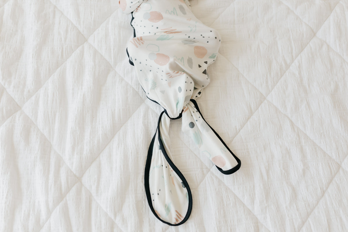 Newborn Knotted Gown - Bayside