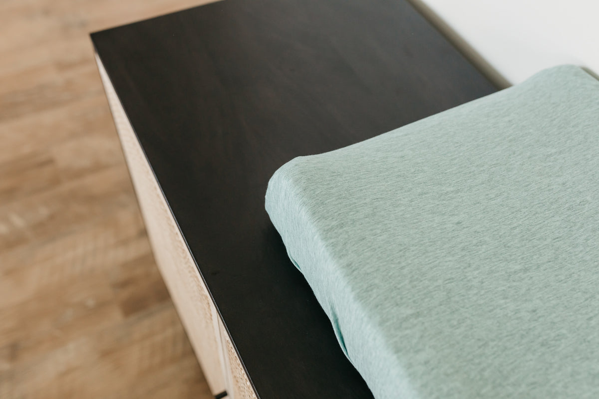 Premium Knit Diaper Changing Pad Cover Emerson Copper Pearl