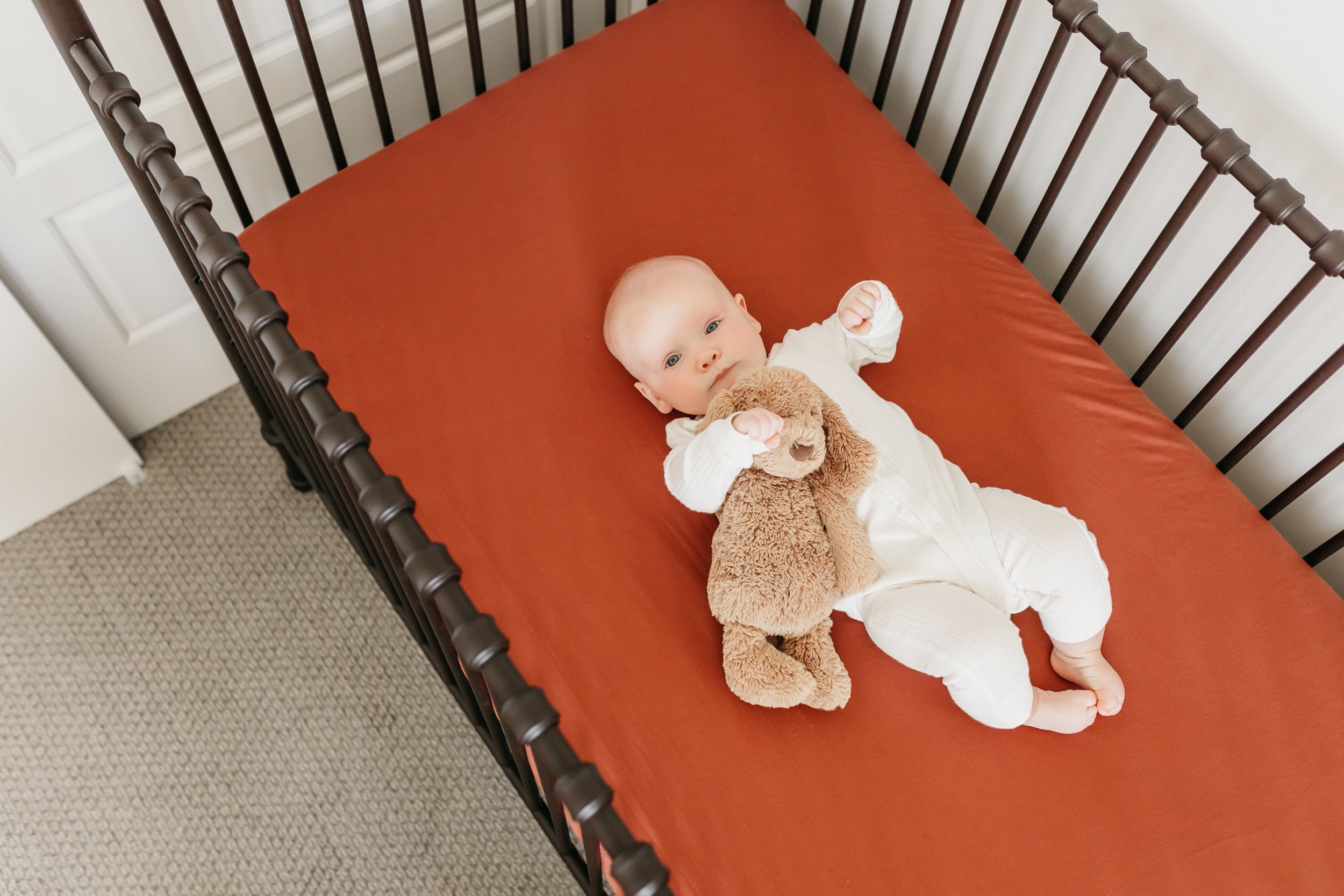 Premium Knit Fitted Crib Sheet - Moab